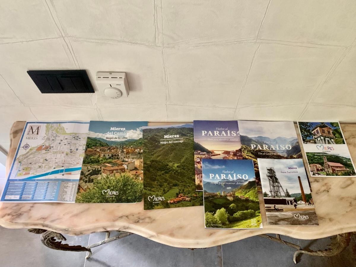 Casa Rural En Santa Cruz-Mieres Bustiello  Esterno foto